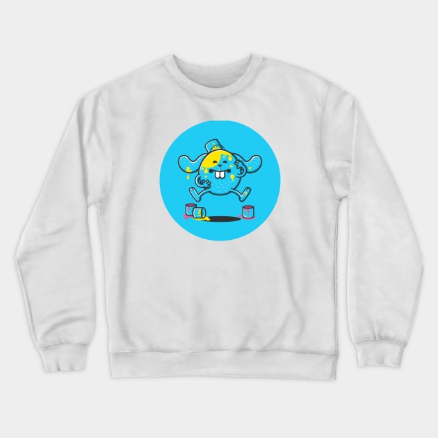 BLUE RABBIT Crewneck Sweatshirt by YellowDice